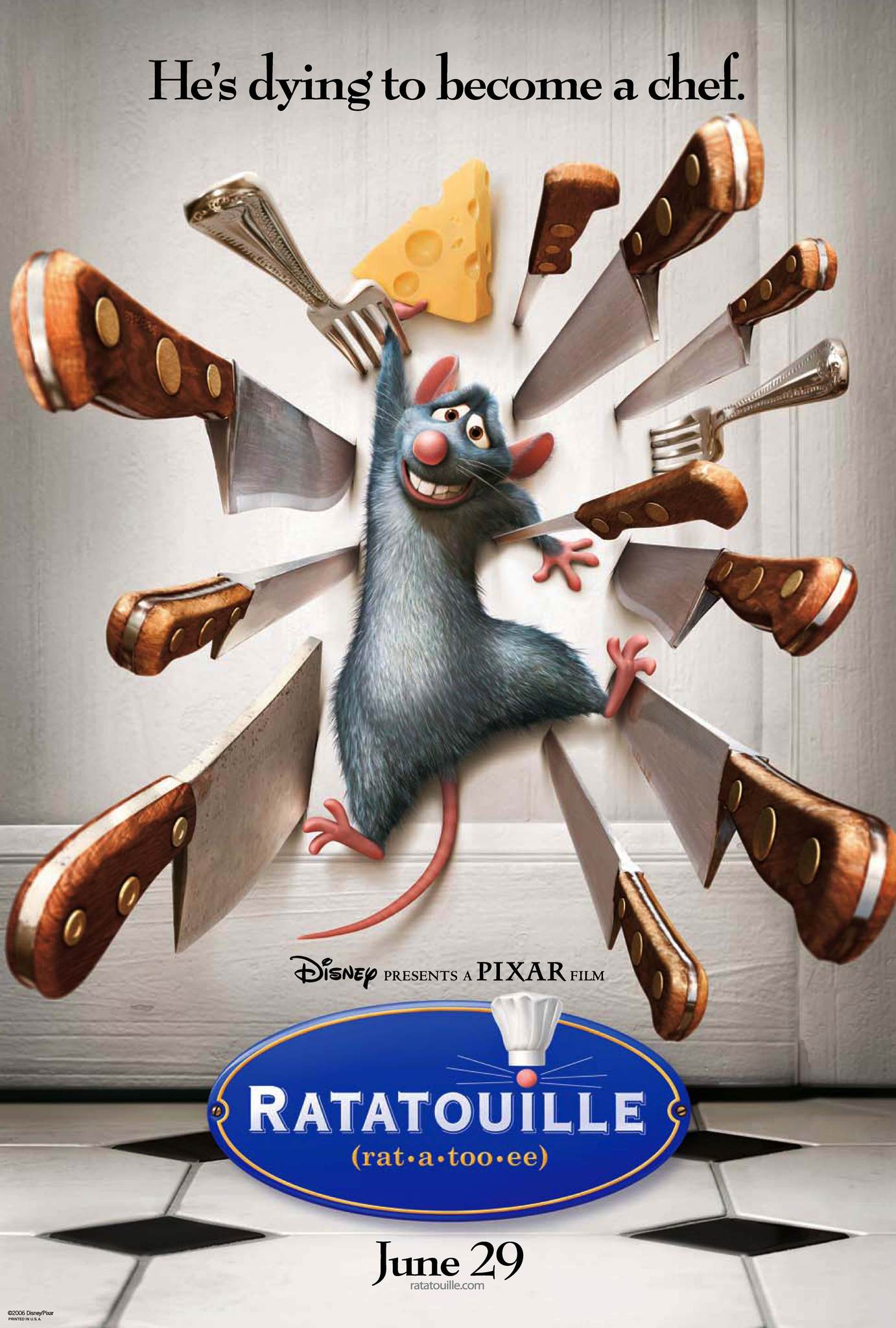 انیمیشن Ratatouille 2007 | موش سرآشپز
